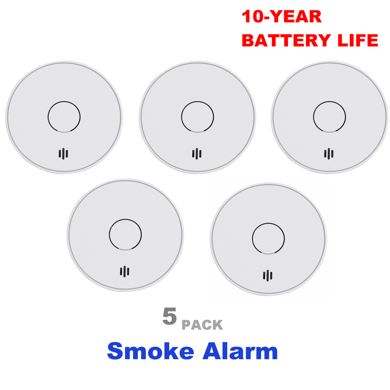 Alarma de humo para el hogar,  - Smoke Alarm 10 Year Battery reseña y precio