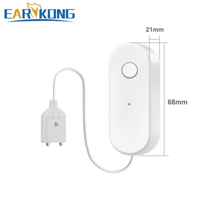 Tuya-Sensor inteligente de fug - Water Leak Detector Wifi Alarm reseña y precio