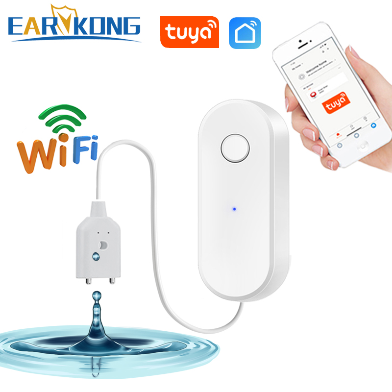 EARYKONG Tuya-Sensor de fugas  - Water Leak Detector Wifi Alarm reseña y precio