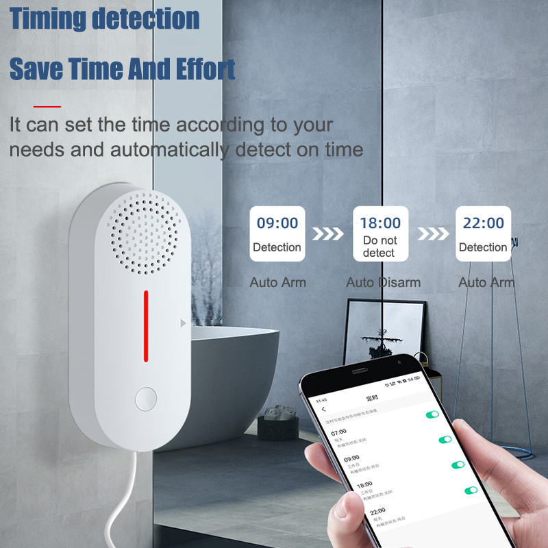 EARYKONG Tuya-Sensor de fugas  - Water Leak Detector Wifi Alarm reseña y precio