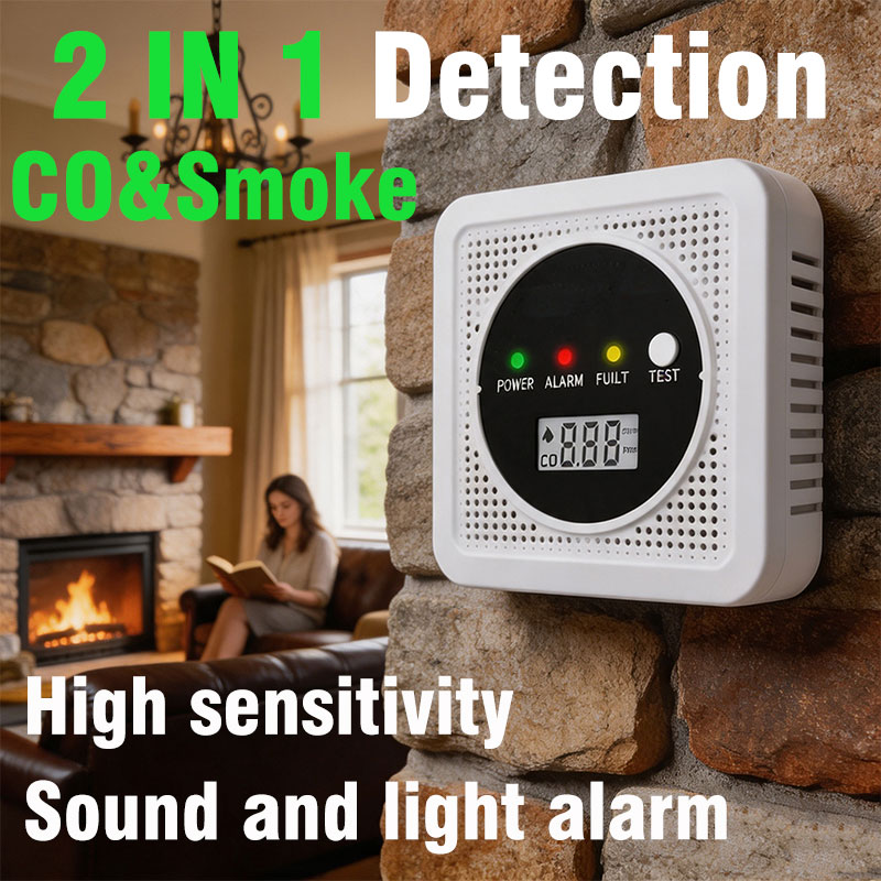 Detector de Humo y Monóxido de - Carbon Monoxide Detector Combo reseña y precio