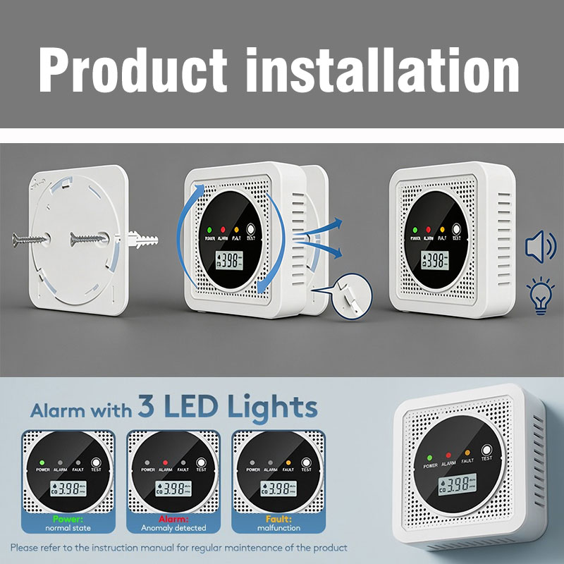 Detector de Humo y Monóxido de - Carbon Monoxide Detector Combo reseña y precio