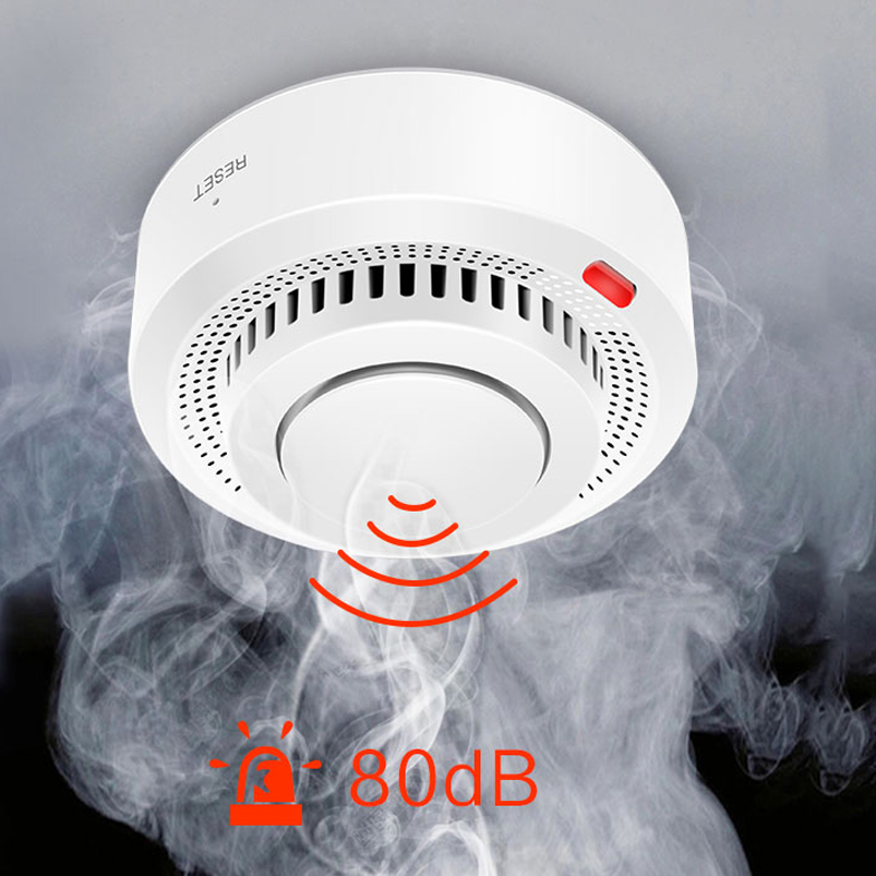Detector de humo WiFi de 2,4G, - Zigbee Smoke Sensor Tuya reseña y precio