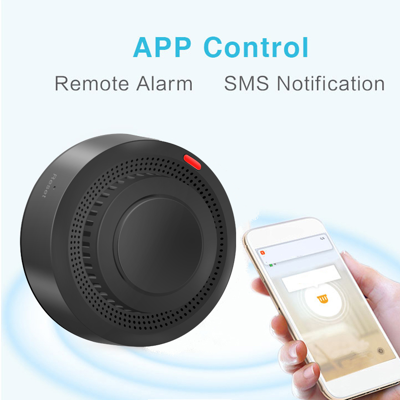 Detector de humo WiFi de 2,4G, - Zigbee Smoke Sensor Tuya reseña y precio