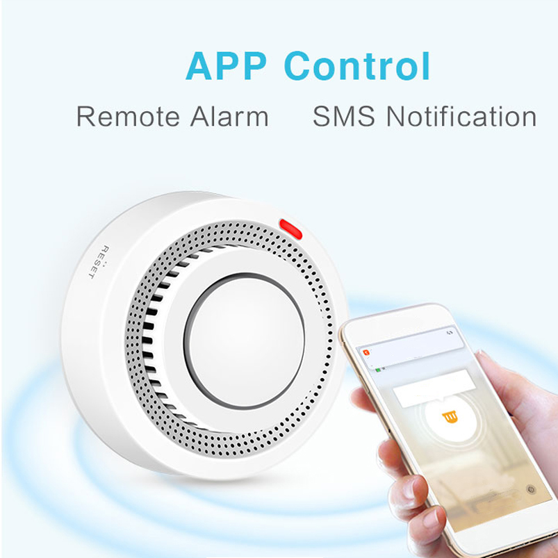 Detector de Humo WiFi/Zigbee,  - Zigbee Smoke Sensor Tuya reseña y precio