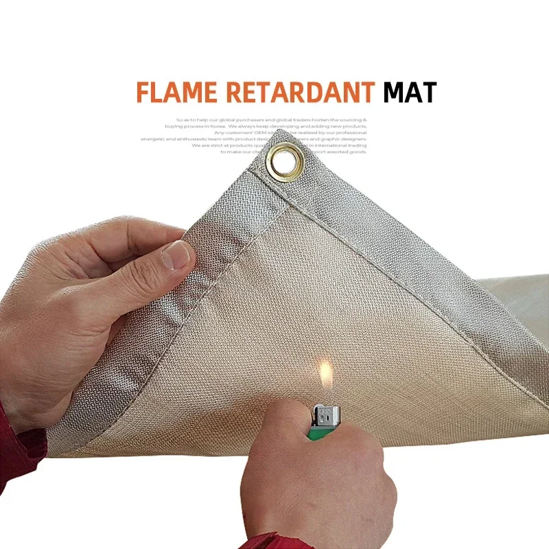 30*30CM nueva tela ignífuga pa - Fire Blanket Fiberglass reseña y precio