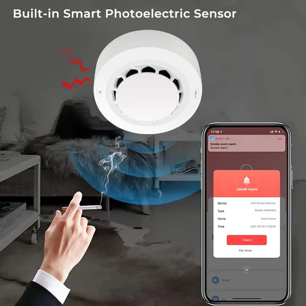 Detector de Humo Tuya ZigBee 8 - Zigbee Smoke Sensor Tuya reseña y precio