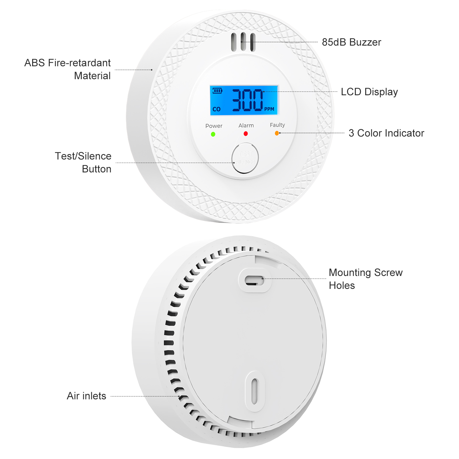 Detector autónomo de monóxido  - Carbon Monoxide Detector Combo reseña y precio